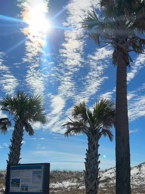 little beach check vlog today 🌊🩵🐚✨🌞 #florida #beachvlog #beachcheck #beach #ocean #floridawinter #pensacolabeach #beachlife 