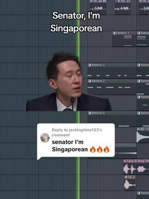 Replying to @jackingtime123 Shou Zi Chew Senator I'm Singaporean Remix #remix #casadimusic #tiktokban #riptiktok #viralsound 