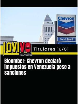 Tanto que hablaban de la privatización y ahora el régimen vive de los impuestos que le paga Chevron. Edmundo habló claro y dijo que Venezuela está controlada por el narcotráfico y además confirmó que va como invitado especial de Rick Scott a la toma de posesión de Donald Trump. Estas y otras noticias puedes verlas a profundidad en mi canal: Melaniobar, en el #LoVivoEnVivo de hoy. #Trump #EdmundoGonzalez #Chevron