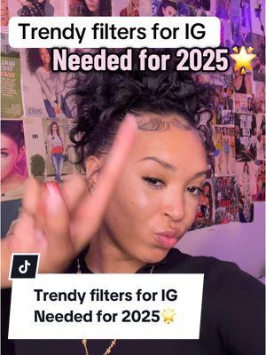 Which filters y’all using for 2025🌟? #filters #trendi #trendingvideo #foryourpage #foryouu #filtersシ💗🦖 #2025 #trendsetter #instagood #ig #igpost #fyp #tiktokban 