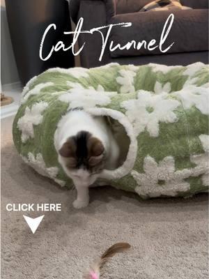 Your kitty's new favorite hangout spot! 🐾 This cozy cat tunnel is perfect for playtime, naps, and exploring. 🐱✨ #CatTunnel #KittyPlay #jumpstart #PetAccessories #CatLover #FelineFun #CatToys #TikTokShop #PetProducts #CozyKitty #cats #kitty #funnycatvideos #catsoftiktok #tiktokshopjumpstart 