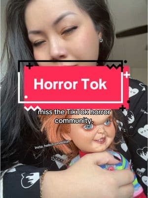 I honestly had no clue my tik tok would become so niche. I came to tik tok years ago to find horror movie recommendations (huge fan). I had already established a photography/lifestyle account on my other platforms but the level of unseriousness and overall fun on tik tok captivated me. The amount of support from the horror community has been unmatched and I can truly say I let my hair down over here. Follow me on insta so I can continue to share my family’s love for all things horror or if you want a few recipes. Insta: hellofromdelilah  #horrorminimalism #chucky #horrortoys #tiktokban #horrorfilm #horrorluxe 