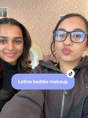 Heard that brown girls look best in Latina baddie style makeup, and I wanted to learn straight from the source! #latinabaddiemakeup #browngirlmakeup 