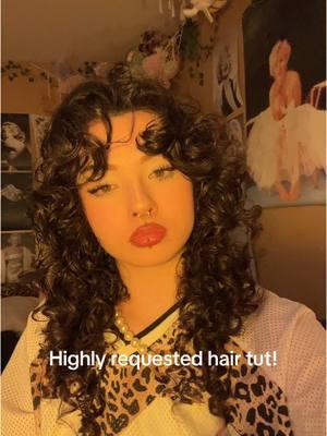 My hair tutorial! #abbzh3llohairtut #hairstyle #hairtutorial #curlyhair #tutorial #curlyhair #wolfcut #shag #layers @Design Essentials AU #curltalk @CurlTalk | Podcast 