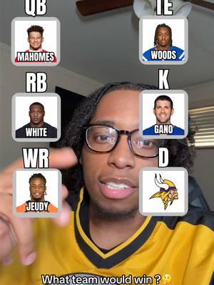 What team would win ? Team 1 or Team 2🏆 #nfl #nflfootball #nflplayers #pghjay 