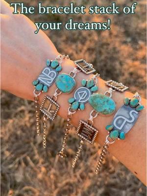 The arm stack of your dreams ✨ Shop custom bracelets online like these McCarty Brand Bracelets and Brand Link Bracelets www.chjewelrydesigns.com - - - - #silversmith #silversmithing #silversmiths #handmadejewelry #turquoise #turquoisejewelry #westernfashion #westernstyle #rodeofashion #rodeostyle #southwesternstyle #southwesternjewelry  #cowgirlmagazine #cowboy #cowboymama #cowgirl #cowgirlmama #ranchwife #ranchlife #ranching #ranchstyle 