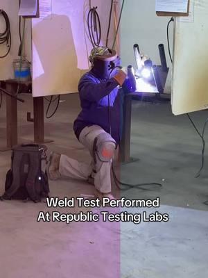 Test performed at Republic Testing Labs #rigwelder #houstonwelder #republictestinglabs #welding #weld #weldingnation #foryou #soldar #soldador #weldinglife #weldingtiktok #weldingnation #foryou #rdymarketing #weldtok #weldingrigs #welder #soldar #rdystudios