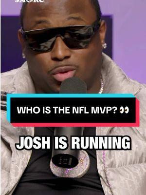 Who is your NFL MVP? ALL THE SMOKE with #ShadyMcCoy is available on our YouTube! #NFL #MVP #JoshAllen #LamarJackson #Playoffs #BaltimoreRavens #BuffaloBills @Matt Barnes #StephenJackson 