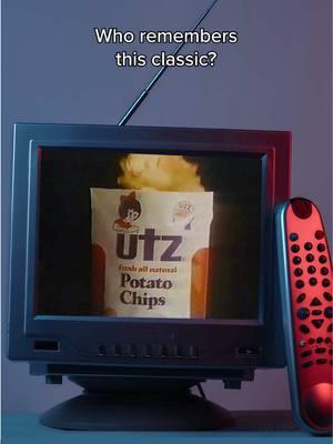 Back when TVs made your arm hair stand up if you got too close… #utz #utzsnacks #nostalgia #1980s #80s #1990s #90s #2000s  #nostalgic #oldcommercials #throwback