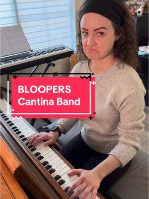 i pinky swear it only took like 2 tries. 🫣 #oops #bloopers #piano #musician #starwarsmusic #cantinaband 