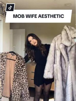 mob wife aesthetic styled 2 ways ✨🍸🖤  shop @Danielle Esther looks via link in bio #mobwife #mobwifeaesthetic #furcoat #winterstyle #winteroutfit 