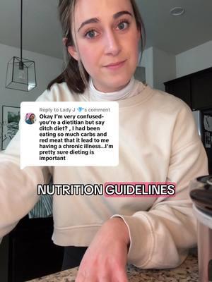 Replying to @Lady J 💎 anti-diet is not anti-health! I promote a nutrition by addition approach, instead of a restrictive diet approach. 🫶🏼  #intuitiveeatingofficial #foodfreedomjourney #workwithadietitian #antidietdietitian #antidietculture #antidiettiktok #dietitian #dietitiantips #nutritiontips #foodfreedom #dietitiansoftiktok #insurancedietitian #nondietdietitian 