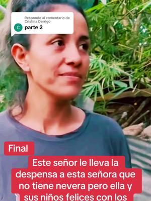 Respuesta a @Cristina Derrigo este señor le lleva la despensa a esta señora que no tiene nevera pero ella y sus niños felices con sus alimentos parte final #historiascondany #historytime #nevera #despensa #casahumilde #ayuda #buencorazon #madresoltera♥️👩‍👦💪 #madreluchadora #usa🇺🇸 