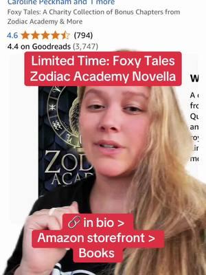 I am glad I was able to snag this!! Their new book Hollow that comes out in October is also in my 🔗 in bio! #zodiacacademy #zodiac #foxytales #limited #carolinepeckham #susannevalenti #greenscreen 