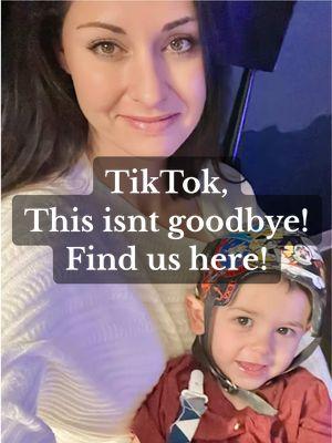 This isnt goodbye! You know what to do! Go find us! We love you all. Thank you so much for all of your support!! It means the world to us. 🫶 . #fyp #notgoodbye #tiktokban #findus #childabuseawareness😭 #tbisurvivor #justiceforlevi 