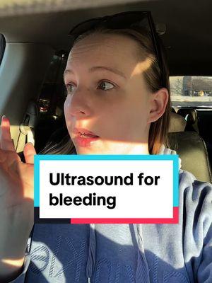 Went to get an ultrasound for bleeding at 8 weeks pregnant with IVF baby. #ivf #8weekspregnant #bleeding #ivfbaby #pregnant #pregnancy