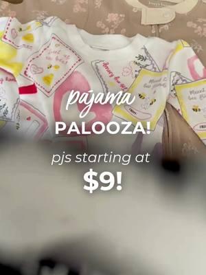 Pajama Palooza is here! 🎉 Stock up on adorable new prints and beloved favorites starting at $9. Shop now! #burtsbeesbaby #sale #pajamas #fyp