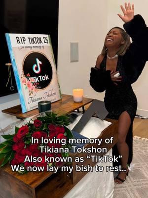 In loving memory of Tikiana Tokshon, Also known as “TikTok”…. We now lay my bish to rest 😭🕊️Still a bad bish! And Your Face Card will Never Decline💔💅🏾  @Markell Washington @Nia Ivy @Angelo @Lexy @Delaney Renee 🐞 @Tray Reads @lowkeyluke @Grace Africa @Dillian The Celebrity @charli d’amelio @tiktoklive_us @TikTok @Tray @oneya  #gonetoosoon #TikianaTokshon #arealone #facecard #facecardneverdeclines #tiktok #tiktokban #rednote #riptiktok 