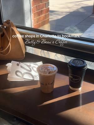 exploring Charlotte, NC one coffee shop at a time 🤎 @Bitty & Beau’s Coffee #charlotte #charlottenc #northcarolina #coffeeshop #coffee #exploreclt #explore #comewithme #Vlog #diml 