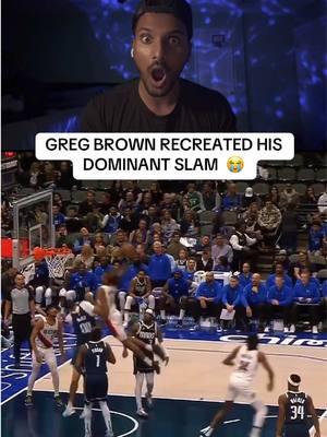 Love to see when bounce translates to the next level 😤 #gregbrown #dunk 