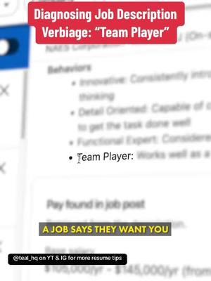 Should you list “team player” on your resume?? You can show it in a better way, like this!  #teamplayer #resume #resumehelp #resumetip #resumes 