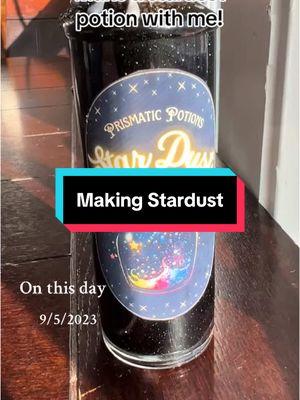 #onthisday #stardust #magicpotion #potion #handmade #SmallBusiness #rainbowsparkles #satisfying #mesmerizing #eyecandypigments #fidgettoys #deskfidgets #tutorial #potionclass 