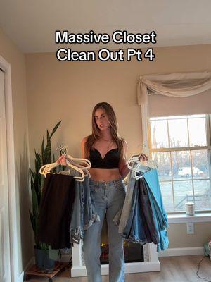 Massive Closet Clean Out Part 4 #closetcleanout #closetorganization #wearortear #denimjeans 