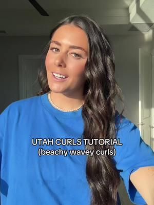 final hair tutorial on here & it needs to be a how I curl my hair <3 RIP tiktok #curlyhair #utahcurls #wavycurls #beachyhair #hairtutorial 