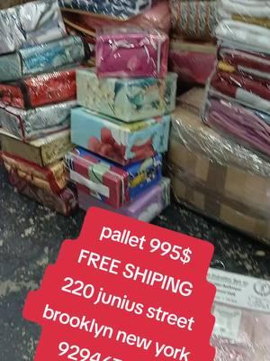 pallet 995$ FREE SHIPPING...we are located in Brooklyn new York, we are open 7 days a week...#comforters #bahamas #aruba #trinidad #stkitts #stnevis #barbados #guyana #warehouse #wholesale #martinique #stlucia #stmarten🏝 