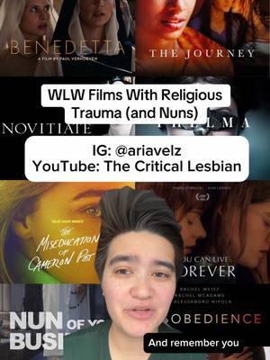 Replying to @ci.blu Be sure to find me on IG and YT for continued sapphic media recs. #lesbian #lesbiantiktok #sapphic #wlw #queer #lgbt #lgbtfim #bisexual #bi #wlwfilm 