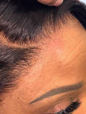 Love a seamless natural hairline w no baby hairs #lacefrontal #frontalsewin #sewinatl 