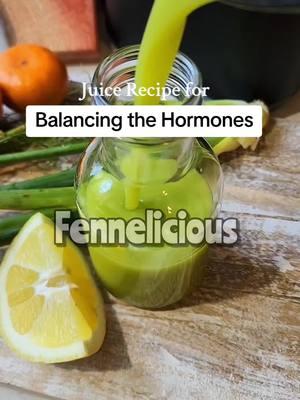 Here's a juice recipe that may help balance the hormones 💚 #juicing #freshjuice #freshjuicerecipe #juice #creatorsearchinsights #greenjuice #greenjuicerecipe 