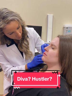 The doctor is in 😎. Diva.. hustler.. doesn’t matter. Love what I do 🫶🏽 #divaisafemaleversionofahustler #hustler #drmara #dermatologist #dermlife #skindoc 