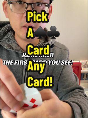 PICK A CARD ANY CARD #pickacard #didifoolyou #magic #mindread #fyp