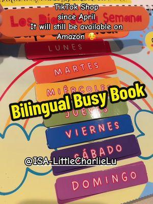 Aprovecha el FLASHSALE DE UN DÍA ! My Bilingual #busybook still available on #TikTokShop until the very last day. Also available on #amazon #amazonfinds #tiktokshopfinds #tiktokshopdeals #flashsale #bilingualkids #bilingualbusybook #tiktokban #toddleractivities #tiktokshopsales 