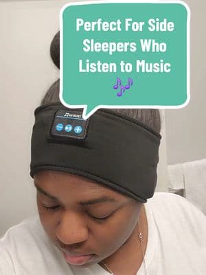 Perfect For Side Sleepers Who Listen to Music 🎶  Sleeping Headphones Bluetooth Headband, Soft Long Time Play Sleeping Headsets with Built in Speakers Perfect for Workout, Running, Yoga, Travel, #BluetoothHeadband #TechGadgets #WorkoutGear #SleepTech #TechTok #comfortfirst  #headbandreview 