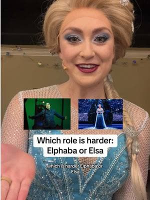 Answering the question SO many of you have asked. 💚 or ❄️??? . PS: this might be my last TikTok video if we go dark on Sunday. I would LOVE if you followed me over on inst@ and utube, so we don’t have to say goodbye forever!! Love you all 💙💙 . #elsa #frozen #letitgo #elphaba #wicked #defyinggravity #musicaltheatre #actor #singer #ekmvocalstudio 