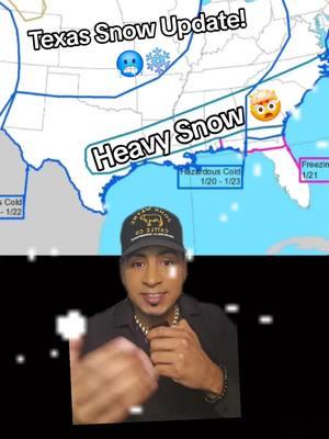 Texas Snow Update! #weather #weathertok #weatherreport #snow #storm #cold #foryou #foryoupage 