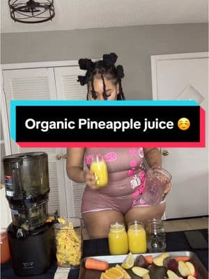 Organic Pineapple Juice 🥤🧃#healthy #healthyrecipes #healthyliving #pineapple #pineapplejuice #organicpineapple #juicerecipes #alkaline #kuvingsjuicer #healthiswealth #foryoupage #healthtips #yahkiawakened #drsebi #holistichealth 