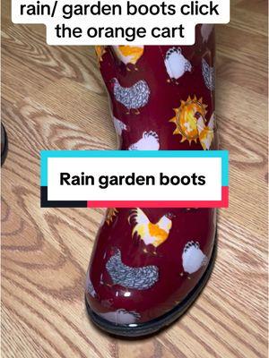 Waterproof Rain garden boots #boots #rainboots #rainbootsfashion #rainbootseveryday #rainbootsoutfit #gardenboots #springfashion #springmusthave #aprilshowers #rain #mud #mudboots #creatorsearchinsights 