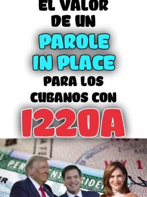 Darán parole in place para los i220a? #migrantescubanos #i220a #ajustecubano #asilo #paroleinplace #cubanosenmiami #i220asegundacasilla #fechadecorte #abogadodeinmigracion #residenciapermanente #i220aesunparole #i220a 