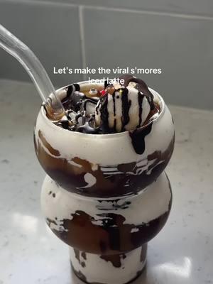 Making this every morning from here on out 🫡 #smores #smoreslatte #smoresdip #icedlatte #coffeetok #coffeerecipe #chocolate #wholefoodscoffee #huchocolate 