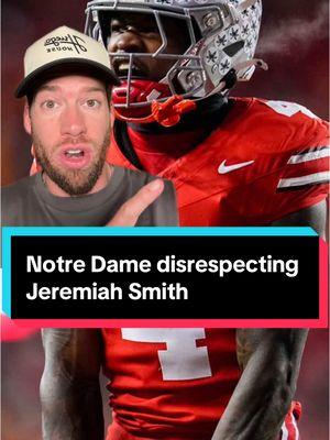 Notre Dame saying they will stick to man against Jeremiah Smith 🤔🤔 bold strategy 😅 #jeremiahsmith #CollegeFootball #ohiostatefootball #ohiostatebuckeyes #notredamefootball #collegefootballplayoff #cfbnationalchampionship #cfbplayoff #collegefootballnationalchampionship 