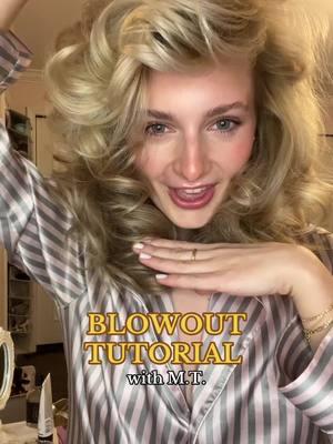 THE M.T. HAIR BLOWOUT TUTORIAL. GOING OUT WITH A BANG! Get it ;) Find me everywhere #blowout #hair #bighair #tutorial @Fenty Hair @SexyHair @Conair 