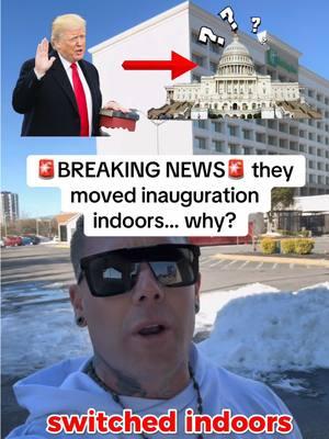 What’s the real reason inauguration is inside??? #inauguration #inaugurationcancelled #trumpswearingin #uscapital #trump #trump2024🇺🇸 #trumpsupporters #butler #fyp