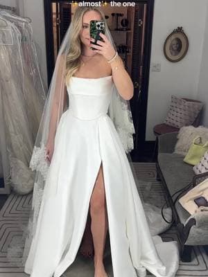 TikTok can’t go away I never did a roundup of all the 100+ wedding dresses I tried 😭 #weddinggown #dressesitriedbutdidntpick #bridaltryon #chosenbykyha 