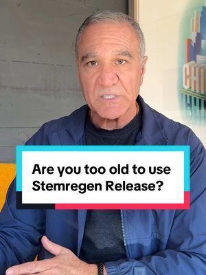 Are you too old to use Stemregen Release? #stemregenrelease #stemregeneffect #stemregen #stemcelltherapy #stemcells 