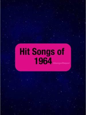 Hit Songs of 1964: #thedrifters #thebeachboys #thesupremes #theanimals #royorbison #60s #60smusic #1960s #1960smusic #1964 #60svintage #60svibes 