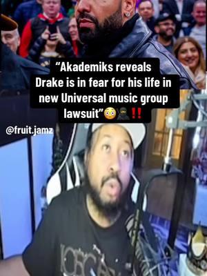 Akademiks reveals Drake is allegedly in fear for the safety of his friends family and security after 3 burglary attempts on his house in Canada. This came after Drake allegedly filed a lawsuit claiming UMG allowed the promotion of viral diss record “they not like us” to spread defimation. Akademiks says Universal responded to this lawsuit in a way that Drake wasn’t ready for and is career couod potentially be over. #drake #drizzy #drizzydrake #kendricklamar #kdot #umg #akademiks #fyp 