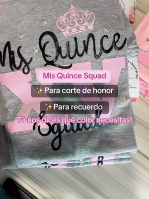 ✨👚 ¡Camisas perfectas para el corte de honor de tus XV años! 👚✨ Si estás a punto de celebrar tus 15 años, asegura que tu corte de honor luzca espectacular. 💖 Estas camisas son personalizables, podemos cambiar el color según el team de tu quinceañera. 💃🎉 👉 Dale un toque único y elegante a tu evento con este detalle especial. ¡Pregúntanos por más opciones y personalización! 💎 📲Para personalizar número de contacto en biografía #XVaños #CorteDeHonor #Quinceañera #CamisasPersonalizadas #FiestaXV #TeamQuinceañera #LookDeQuinceaños